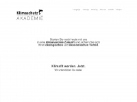 klimaschutzakademie.com Webseite Vorschau