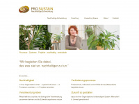 pro-sustain.at Webseite Vorschau