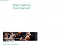 small-repairs.de Webseite Vorschau