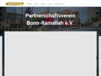 bonn-ramallah.de Webseite Vorschau