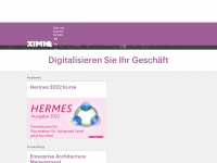 ximiq.ch Webseite Vorschau