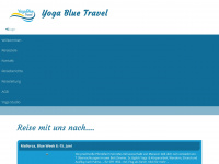 yoga-blue.ch Webseite Vorschau