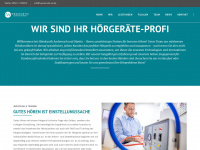 hoerakustik-am.de Webseite Vorschau
