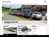 garagefriedli.ch Webseite Vorschau