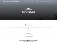 moosbad.ch Webseite Vorschau