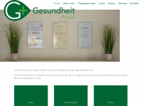 praxis-gplus.ch Webseite Vorschau
