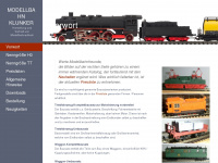 modellbahn-klunker.de Webseite Vorschau