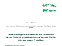 rouenhof.jimdo.com Webseite Vorschau