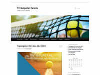 tvgelpetal-tennis.de Webseite Vorschau
