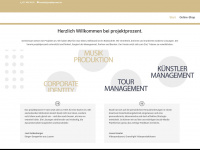 projektprozent.ch Webseite Vorschau