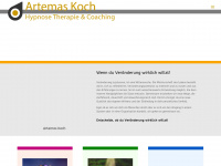 artemaskoch.ch Webseite Vorschau