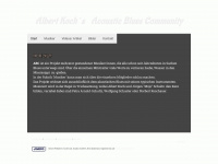 acousticbluescommunity.jimdo.com Webseite Vorschau