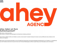 ahey-agency.com Webseite Vorschau