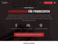 laserax.com Webseite Vorschau