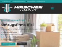 hirschenumzug.ch Webseite Vorschau