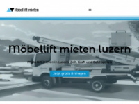 moebellift-mieten-luzern.ch Webseite Vorschau