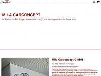 mila-carconcept.de Webseite Vorschau