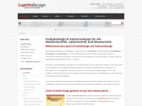 industriedesign-medizintechnik.de Webseite Vorschau