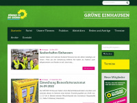 gruene-einhausen.de Webseite Vorschau
