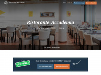 ristoranteaccademia.ch Webseite Vorschau