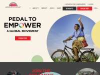pedaltoempower.com Webseite Vorschau