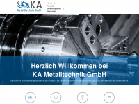 ka-metalltechnik.de Webseite Vorschau
