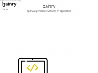 bainry.be Webseite Vorschau