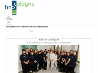 hno-cologne.de Webseite Vorschau