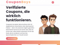 couponboys.de Webseite Vorschau