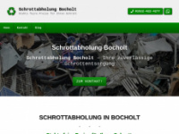 schrottabholung-bocholt.de Webseite Vorschau