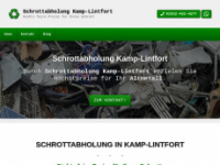 schrottabholung-kamp-lintfort.de Webseite Vorschau