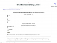 brandschutzordnung-generator.de Webseite Vorschau