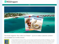 e-reisemagazin.de Webseite Vorschau