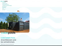 poolcontainers.de Webseite Vorschau