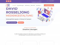 david-rosseljong.com Webseite Vorschau