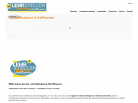 lehrstellenboerse-sh.ch Webseite Vorschau