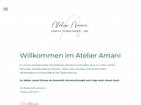 atelier-amani.ch Webseite Vorschau
