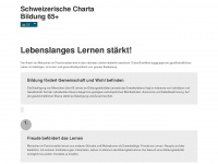 bildung65plus.ch Webseite Vorschau