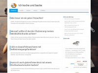 ich-koche-und-backe.de Webseite Vorschau