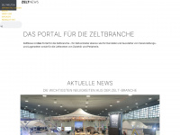 zelt-news.de Webseite Vorschau