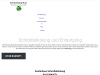 schrottabholung-de.de Webseite Vorschau