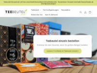 teebeutel.shop Webseite Vorschau
