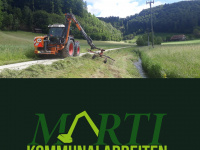 marti-kommunalarbeiten.ch Webseite Vorschau