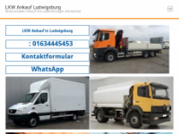 lkw-ankauf-ludwigsburg.de.rs Webseite Vorschau