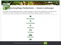 gartenpflege-heidenheim.de Webseite Vorschau