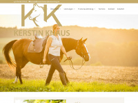 kerstin-knaus-pferdetraining.de Webseite Vorschau