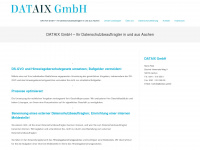 dataix.gmbh Webseite Vorschau