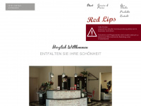 red-lips-kosmetik.de Webseite Vorschau