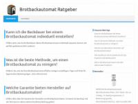 brotbackautomat-ratgeber.de Webseite Vorschau