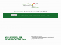 gemeindewerke-lam.de Webseite Vorschau